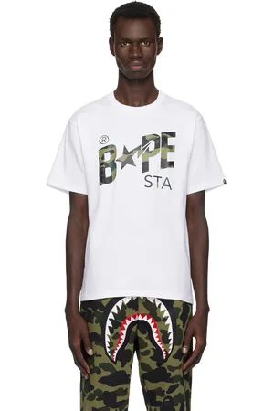 BAPE White 1st Camo Sta T-shirt