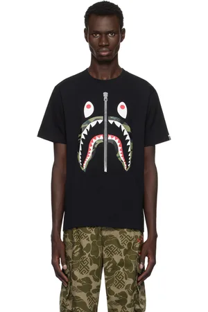 BAPE Black 1st Camo Shark T-shirt