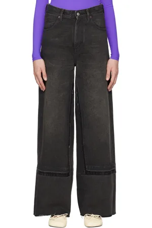 Maison Margiela Gray Raw Edge Jeans