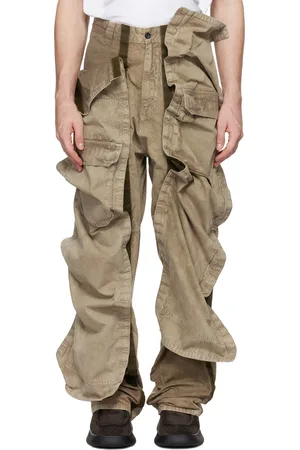 Y / PROJECT Khaki Velcro Cargo Pants