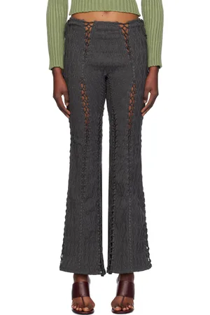 Isa Boulder Gray Louise Flare Lounge Pants