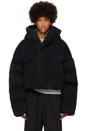 Entire Studios Black MML Hooded Puffer Down Jacket