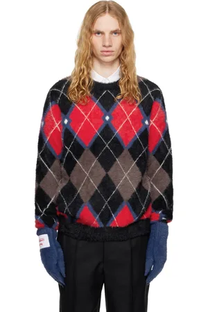 Charles Jeffrey Loverboy Multicolor Fluffy Gloves Sweater