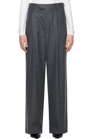 Carven Gray Wide Leg Trousers