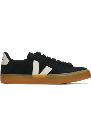Veja Black Campo Bold Suede Sneakers
