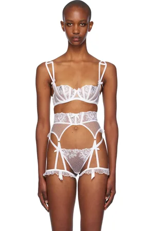 Agent Provocateur White Rosia Balconette Underwired Bra