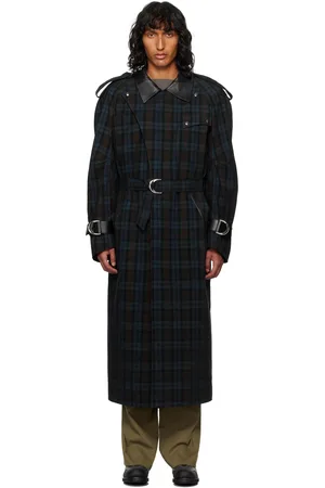 CMMAWEAR Blue Edward Trench Coat