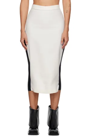 pushBUTTON Off-White Hybrid Skort