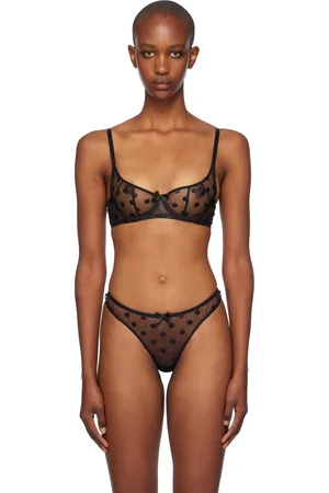 Agent Provocateur Black Camsen Balconette Underwired Bra