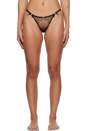 Agent Provocateur Black & Pink Lorna Thong