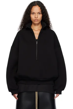 FEAR OF GOD Fleece Half Zip Mockneck Sweatshirt