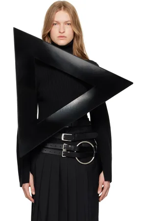 JUNYA WATANABE Black Enamel Triangle Top