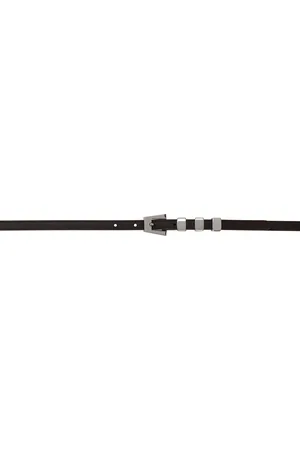 By Far Brown Vic Nappa Leather Belt
