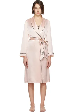 Agent Provocateur Pink & Black Classic PJ Robe