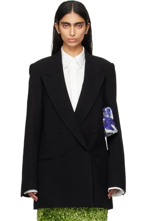 DRIES VAN NOTEN Black Oversized Blazer