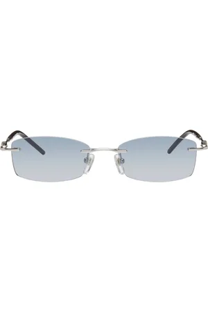 BONNIE CLYDE Silver Metal Lisp Sunglasses