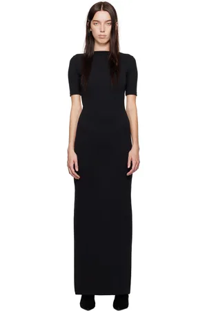 Calvin Klein Black Halo Backless Maxi Dress
