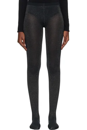 Wolford Black & Silver Stardust Tights