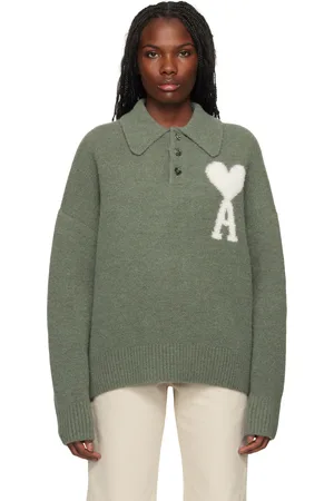 Ami Green Ami de Coeur Polo