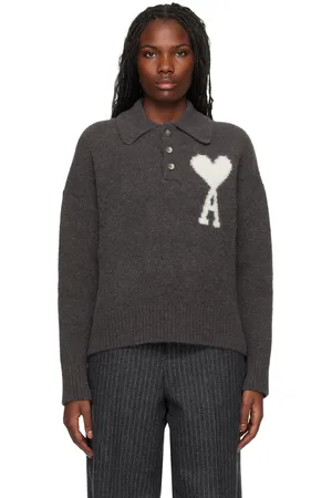 Ami Gray Ami de Coeur Polo