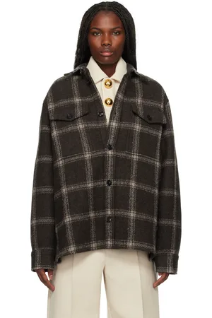 Ami Brown Chest Pocket Overshirt