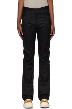 Rick Owens Black Porterville Jim Cut Jeans