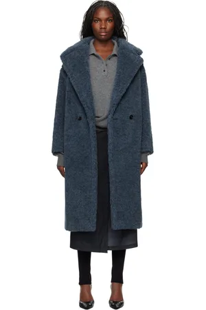 Max Mara Blue Zebra Coat