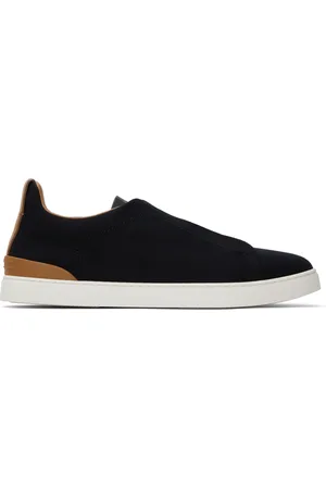 Ermenegildo Zegna Black #UseTheExisting Wool Triple Stitch Sneakers