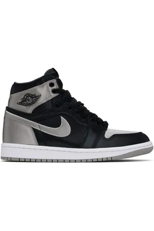 Nike Black & Silver Air Jordan 1 High OG Sneakers
