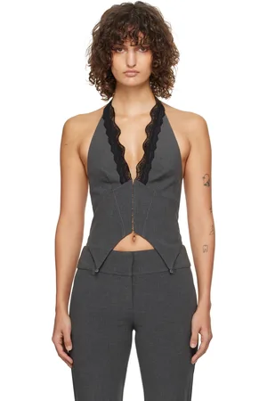 Bec & Bridge Gray Naida Halter Top