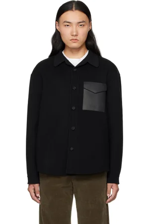 Mackage Black Emmanuel Double-Face Wool Jacket