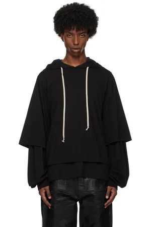 Rick Owens Black Porterville Hustler Hoodie