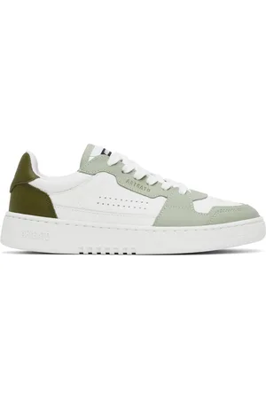 Axel Arigato White & Green Dice Lo Sneakers