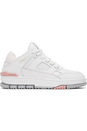 Axel Arigato White & Pink Area Lo Sneakers