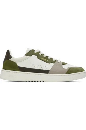 Axel Arigato Off-White & Green Dice Lo Sneakers