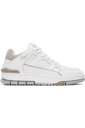 Axel Arigato White & Beige Area Lo Sneakers