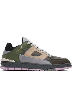 Axel Arigato Gray & Green Area Lo Sneakers