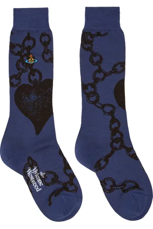 Vivienne Westwood Blue Chain Socks