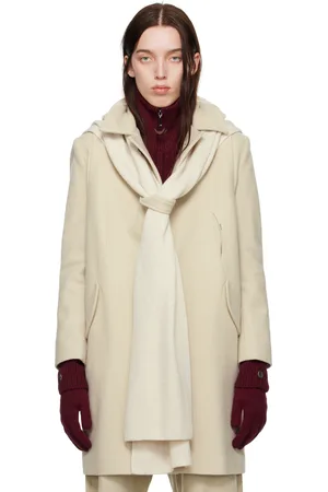 Hyein Seo Beige Hood Muffler Coat