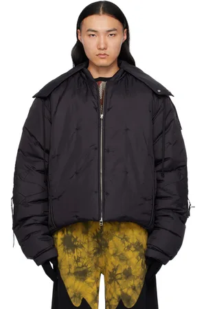 Kusikohc Flower Puffer Bomber Jacket