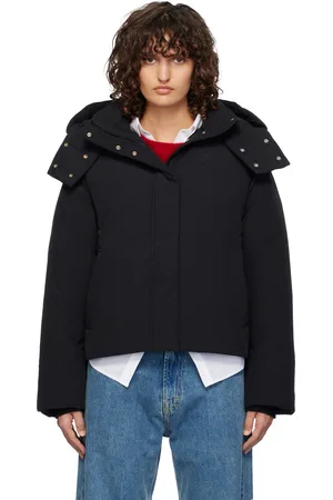 Maison Kitsuné Black Puffer Down Jacket