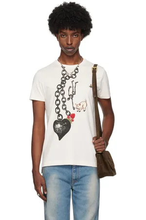 Vivienne Westwood White Heart Chain Peru T-shirt