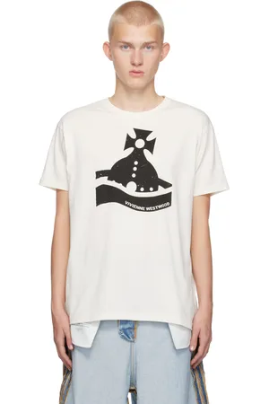 Vivienne Westwood White Sunken Orb Classic T-shirt