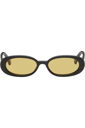 Le Specs SSENSE Exclusive Black Outta Love Sunglasses