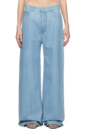 CHRISTOPHER ESBER Blue Oversized Drop Jeans