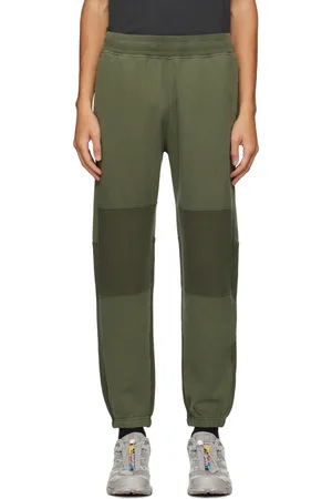 Stone Island Khaki Brushed Organic Cotton Fleece Sweatpants