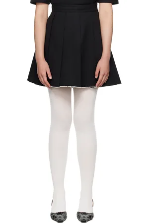 Shushu/Tong Black Pleated Miniskirt