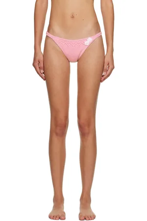 DANIELLE GUIZIO Pink Frankies Bikinis Edition Tide Bikini Bottoms