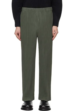 Issey Miyake Green Monthly Color October Trousers