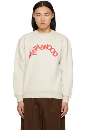 Metalwood Gray Jumbled Crewneck Sweatshirt
